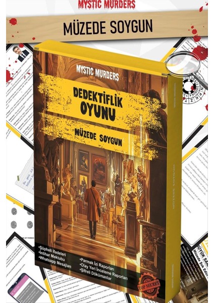 Techmrt Müzede Soygun Oyunu-Sarı fiyatları