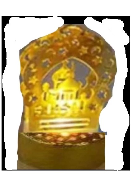 12'li Ramazan Ayaklı LED Işık Gold Renk Gün Işığı modelleri