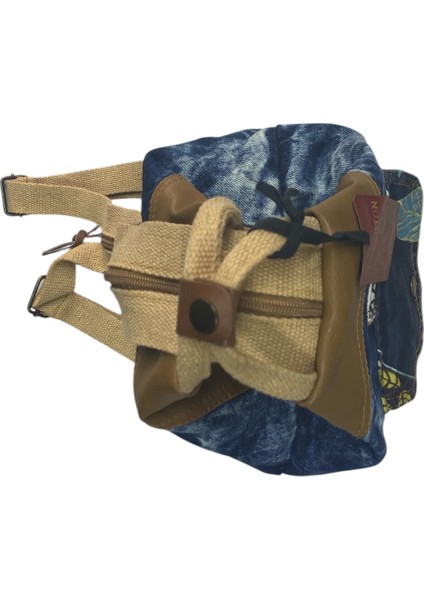 Kaliteli Küçük Boy Tek Gözlü Vintage Salaş Disayn Sırt Günlük Gezi Trekking Çantası S Boy 19CMX32CM