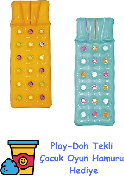 188X71 cm Dik Yastıklı Bardaklı Yat 43014 + Play-Doh Oyun Hamuru