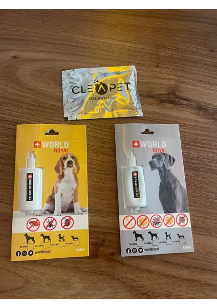 Köpek Iç Dış P.razit Bitkisel Damla ve Mendil