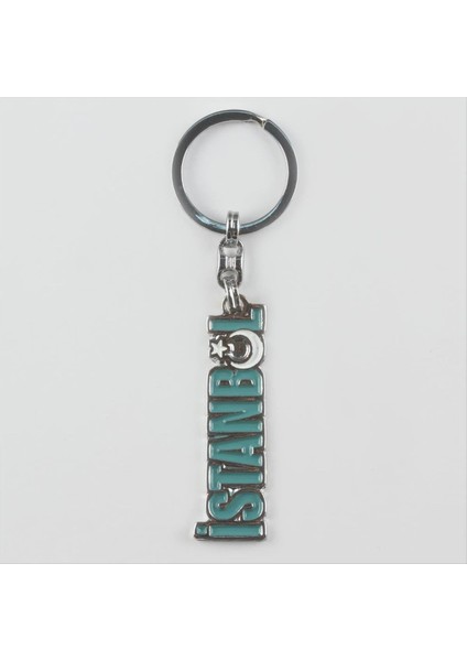 Techmrt Istanbul Figürlü Metal Anahtarlık-Renkli