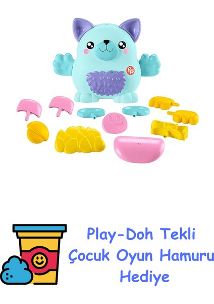 karıştır ve Eşleştir Evcil Hayvanlar Okul Öncesi Çağdaki Çocuklar Için 18 Parçalı Fisher-Price Fisher-Price Karıştır ve Eşleştir Hayvan Dostları Blokları H + Play-Doh Oyun Hamuru