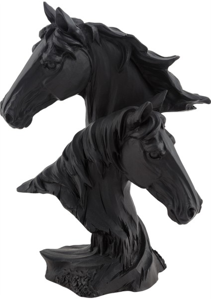 HORSES BÜST BİBLO 17X10X23CM