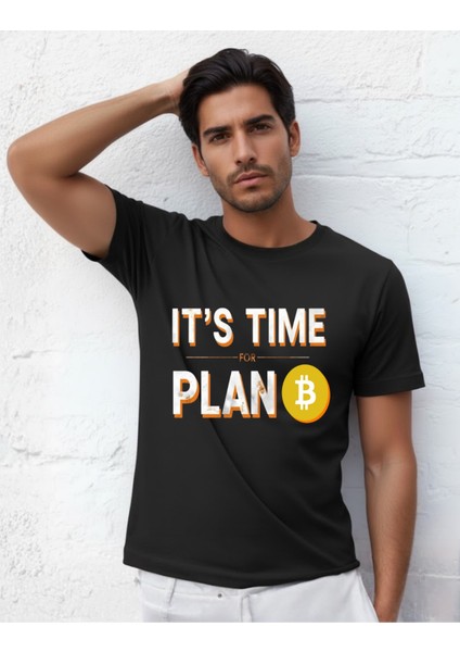 Devısso Traders Time For Plan B - Bitcoin - Trader, Borsaci Erkek Siyah T-Shirt