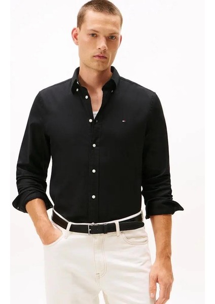 Flex Flannel Solıd Rf Shıt Erkek Gömlek MW0MW40469