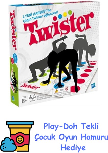 Gaming Twister Yeni + Play-Doh Oyun Hamuru