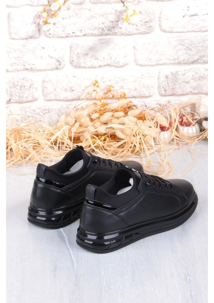 42469 Rahat Hakiki Deri Lastik Bağcıklı Sneaker Erkek Ayakkabı indirimleri