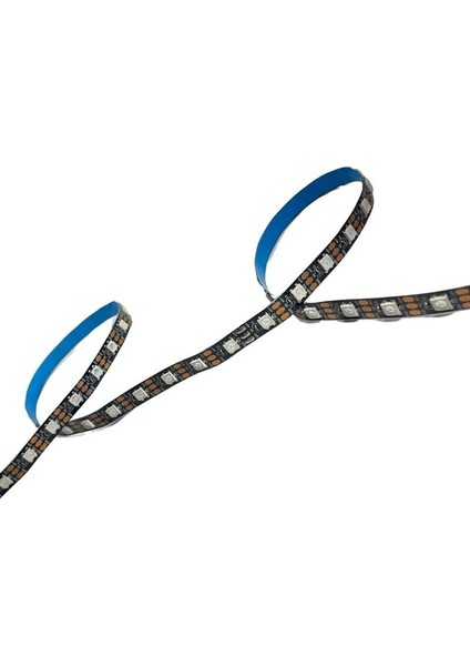 5V Adreslenebilir WS2812B Argb Pixel Şerit LED IP20 M:60LED 5m Magic LED