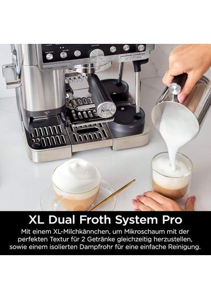 Nınja Barista Pro X9: Entegre Tartılı Akıllı 3'ü 1 Arada Espresso Makinesi | 29 Programlı- Espresso, Cold Brew ve Filtre Tek Makinede