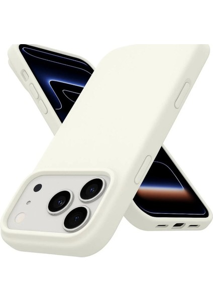 iPhone 17 Pro Max Kılıf Lansman Renk Içi Süet Kadife Dışı Yumuşak Hisli Esnek Pürüssüz Leke Tutmaz