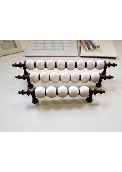 Boncuk Kulp Gold ve Siyah 96MM,128MM ve 160MM Dolap Çekmece Mobilya Kulbu