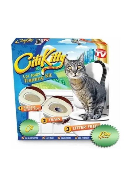 Citikitty Klozet Kedi Tuvaleti Eğitim Seti