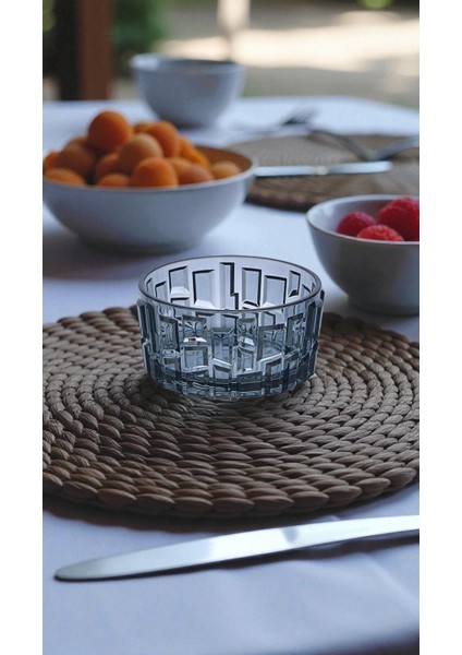 Kırılmaz Desenli Çerezlik 180 ml – Şeffaf Sunum Kasesi