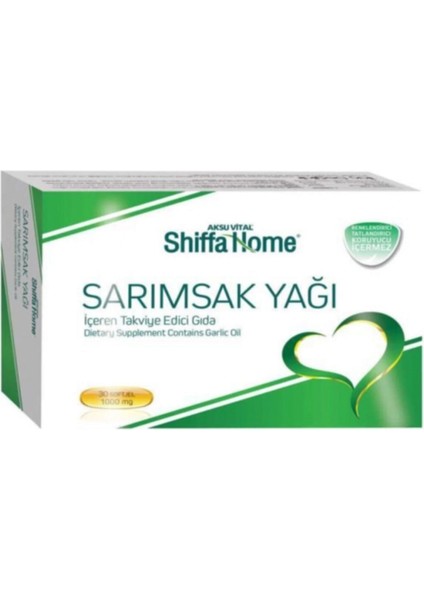Aksuvital Sarımsak Yağı 1000 Mg 30 Kapsül