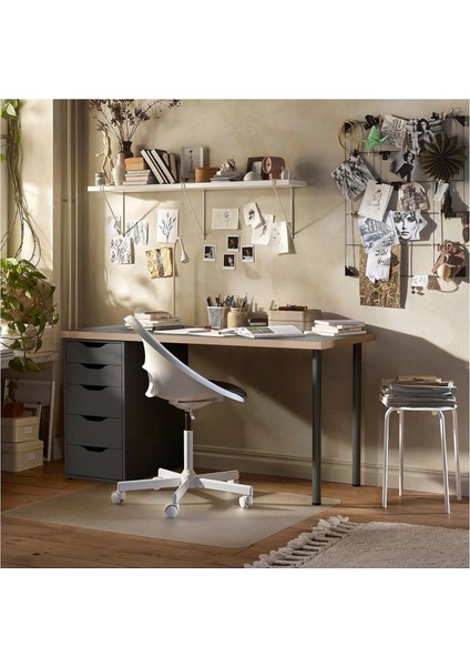 Lagkapten / Alex Çalışma Masası Gri 140 x 60 cm modelleri