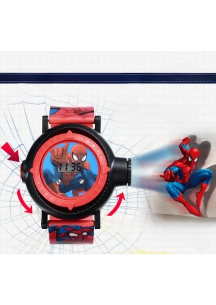 Projeksiyonlu 3 D Çocuk Saati ve 3 Adet Kaykay