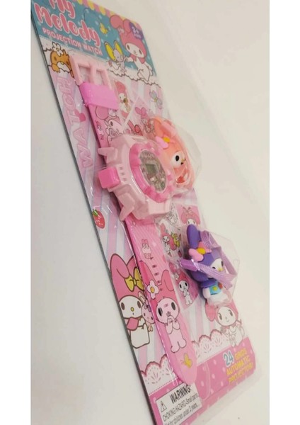 Projeksiyonlu 3 D Çocuk Saati ve 2 Adet Anahtarlık modelleri