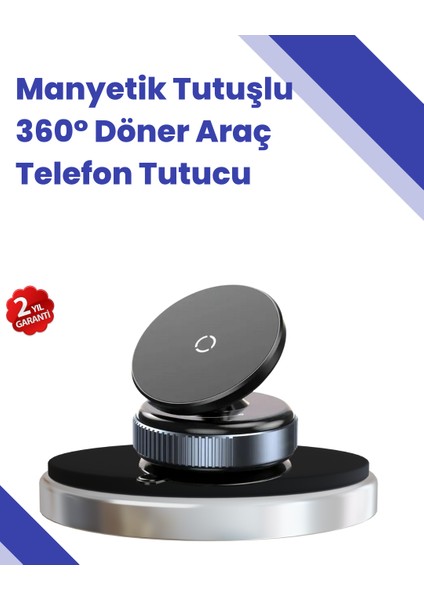 Araç Içi Telefon Tutucu Güçlü Manyetik Vakumlu Model