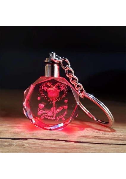 I Love You Tasarım Renk Değiştiren Anahtarlık fiyatları