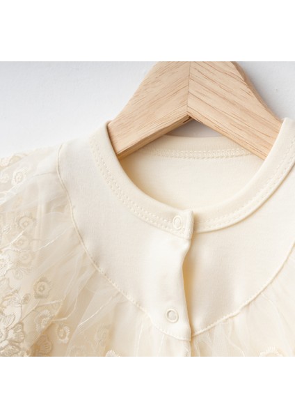 Kız Bebek Mevlütlük Tulum Bandanalı Dantelli modelleri