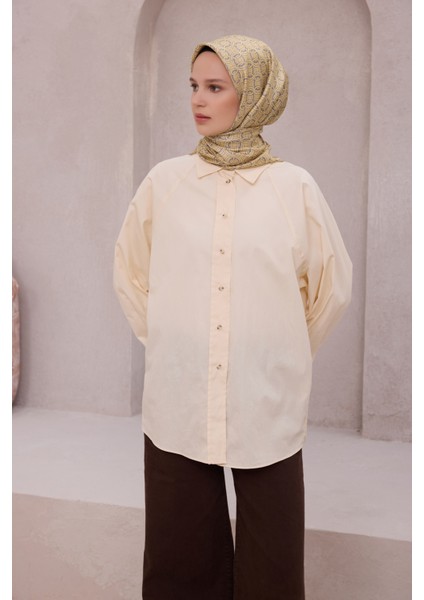 Geometrik Desen Ipek Twill Eşarp 4215D01 03