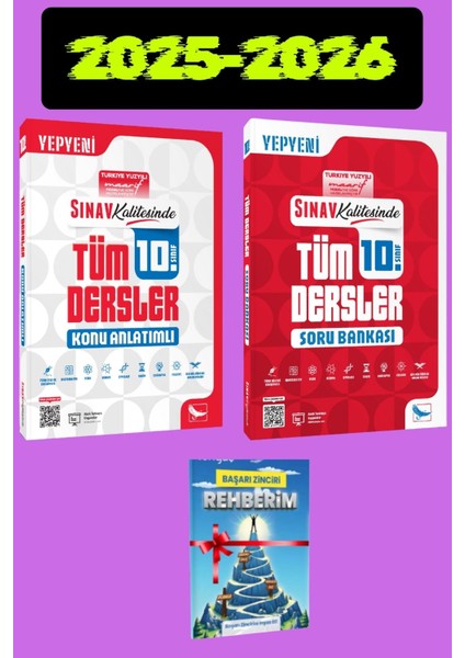 10. Sınıf Tüm Dersler Konu Anlatımlı + Soru Bankası