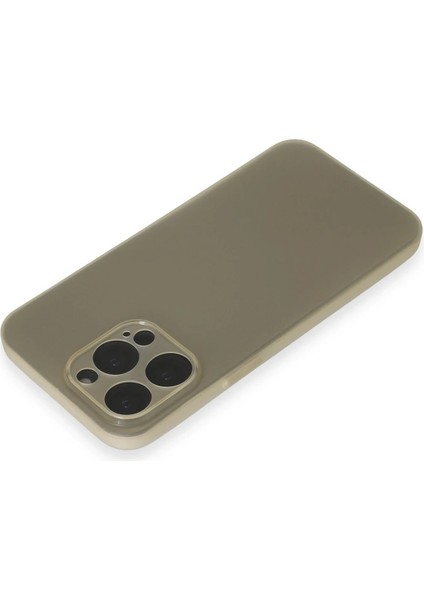 Apple iPhone 15 Pro Max Orion Soft Silikon Kılıf (Slim & Hafif) - Titan Gri modelleri