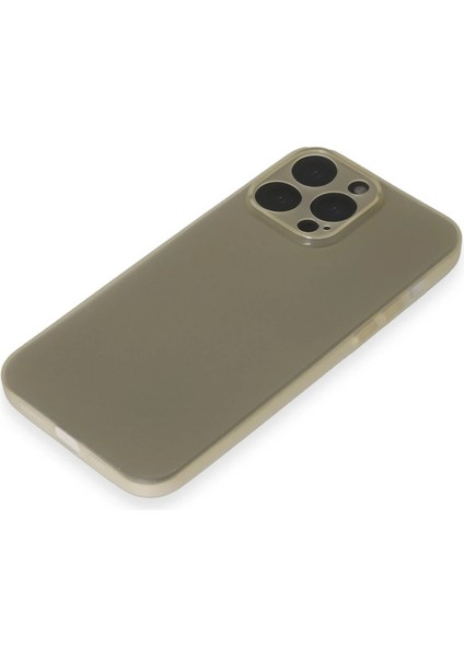 Apple iPhone 15 Pro Max Orion Soft Silikon Kılıf (Slim & Hafif) - Titan Gri fırsatları