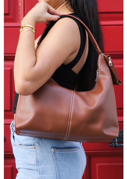 Bella Mat Deri Cüzdan Detaylı Kadın Omuz ve Kol Çantası indirimleri