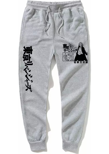 Özel Tasarım Siyah Ejderha Baskılı %100 Pamuk Kışlık Japon Stil Erkek Çocuk Eşofman Altı