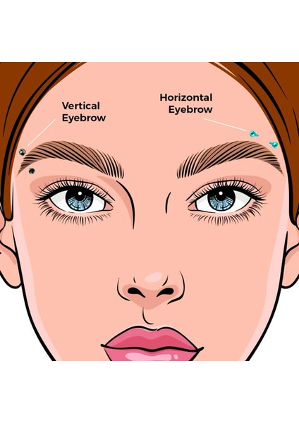 Kaş Piercingi Klasik Banana ( Muz) Piercing - 316L Cerrahi Çelik - Top Çapı: 3 mm fırsatları