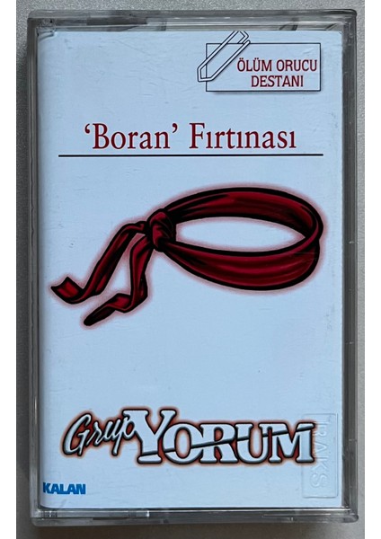 Grup Yorum Boran Fırtınası Kaset (Orijinal Dönem Baskı Kaset)