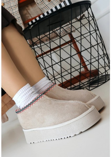 Foyk Bej Süet Bot modelleri