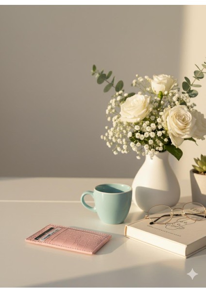 Pembe Kroko Desen Kartlık Cüzdan modelleri