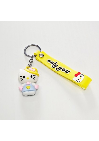 Silikon Anahtarlık 3D Anahtarlik Hello Kitty