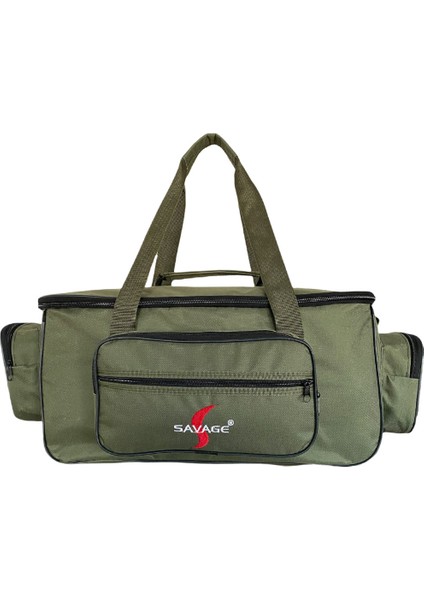 Çok Amaçlı Malzeme Çantası - Büyük - Haki - 35021 - Balıkçı Çantası - Seyahat Çantası fırsatları