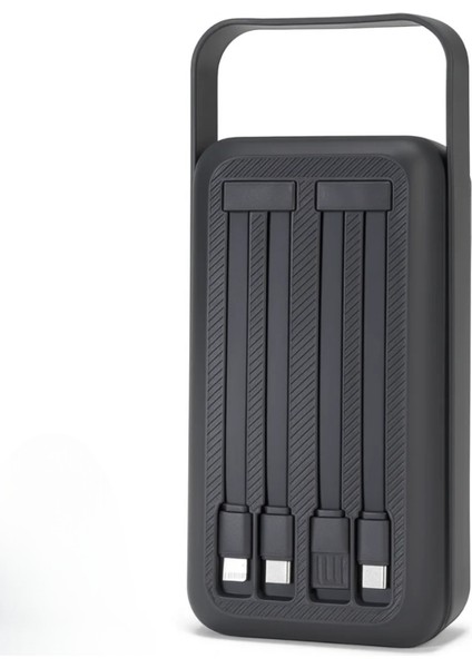 50000MAH Outdoor Powerbank | 22.5W Hızlı Şarj | Dahili 4 Kablo + Usb-C Çıkış