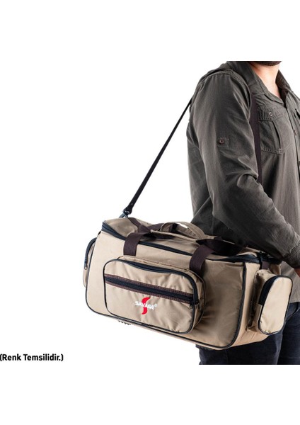Çok Amaçlı Malzeme Çantası - Büyük - Siyah - 35021 - Balıkçı Çantası - Seyahat Çantası modelleri