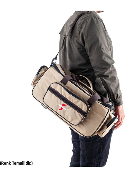 Çok Amaçlı Malzeme Çantası - Büyük - Siyah - 35021 - Balıkçı Çantası - Seyahat Çantası fırsatları