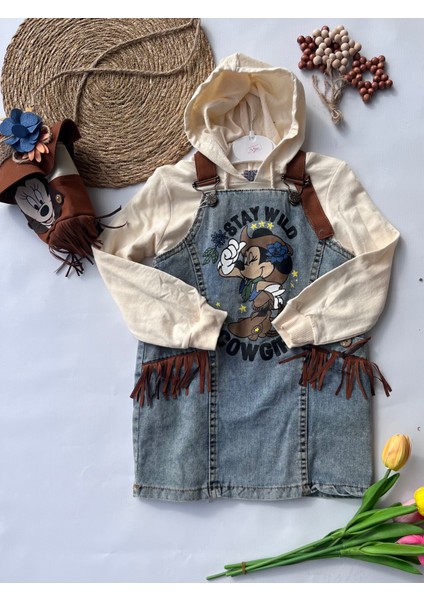 Kız Çoçuk Salopet Takm