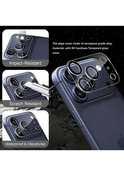 iPhone 17 Air Yüksek Kalite Tam Kaplayan Hd Ultra Ince Çizilmez 9h Safir Kamera Lens Koruyucu fırsatları