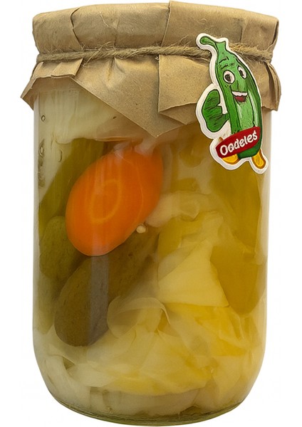 Karışık Turşu Cam Kavanoz 660CC 350 gr