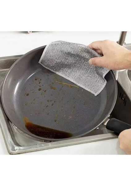 ( 5 Adet ) Telli Lüks Bulaşık Bezi, Mutfak Bezi, Bulaşık Ovalama Teli,zor Kir ,pas ,yağ Sökücü modelleri