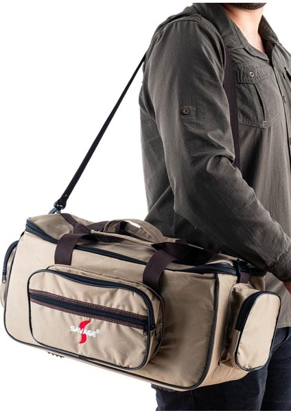 Çok Amaçlı Malzeme Çantası - Büyük - Kum - 35021 - Balıkçı Çantası - Seyahat Çantası fiyatları