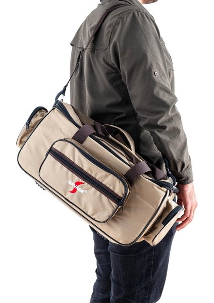 Çok Amaçlı Malzeme Çantası - Büyük - Kum - 35021 - Balıkçı Çantası - Seyahat Çantası modelleri