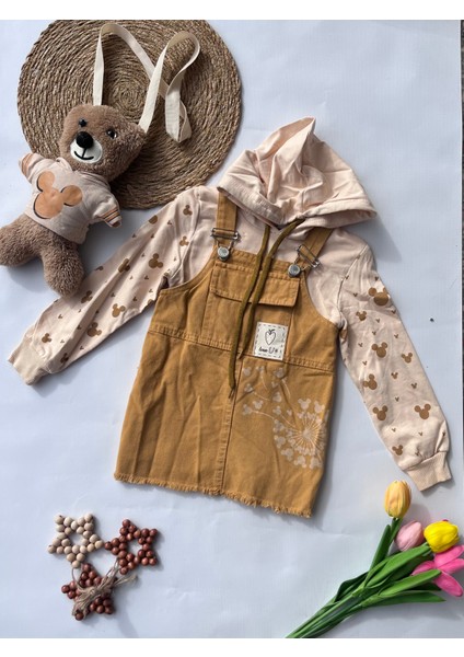 Kız Çoçuk Salopet Takm