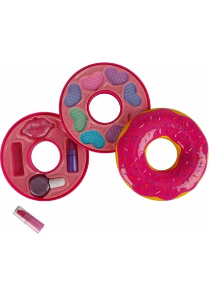 Bfs Donut Şekilli 2 Katlı Makyaj Güzellik Seti