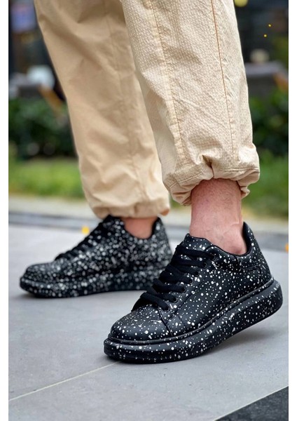 KB-X500 Kuback Siyah Silwer Bağcıklı Günlük Erkek Ayakkabı fiyatları