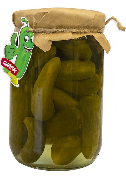 Kornişon Turşu Cam Kavanoz 660CC 350 gr